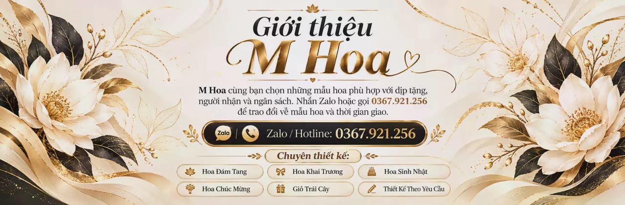 Ảnh bìa Shop hoa tươi Xã Mỹ Hạnh Tây Ninh - Chăm chút món quà từ sắc hoa